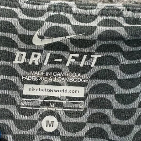 DRI-FIT Nike Size M Active black and white pants - Picture 3 of 3